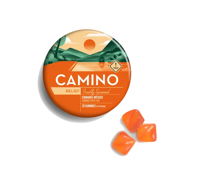 Camino Freshly Squeezed CBG Relief Gummies | Buy Camino Relief Edibles