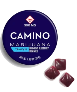 Camino Midnight Blueberry High Dose Gummies | 30mg Tranquil Edibles