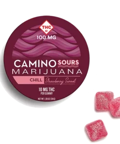 Camino Sours Strawberry Sunset Chill Gummies | Relaxation Edibles