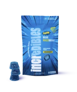 Sour Blue Razzberry THC Gummies | Incredibles Edibles
