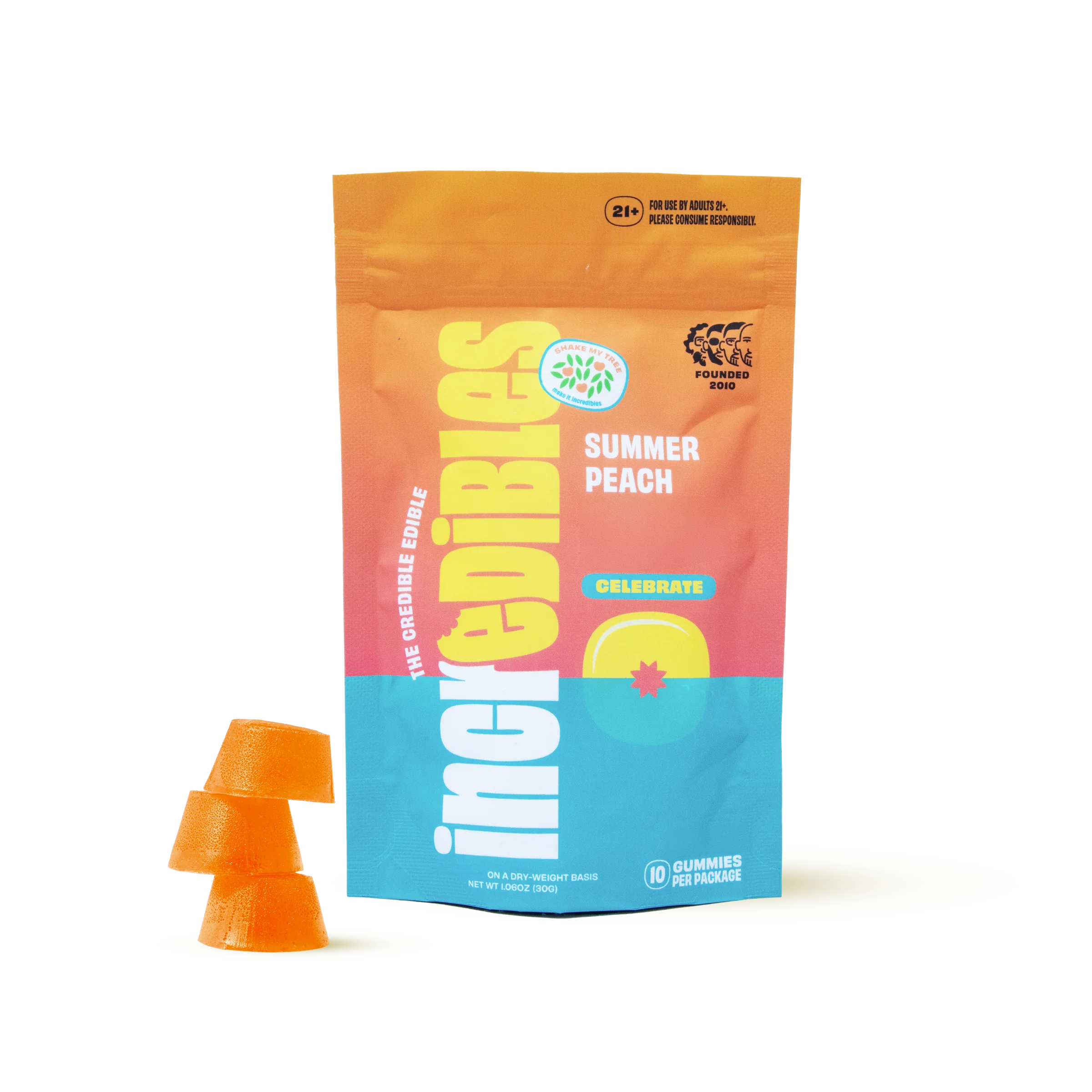 Summer Peach THC Gummies | Incredibles Edibles